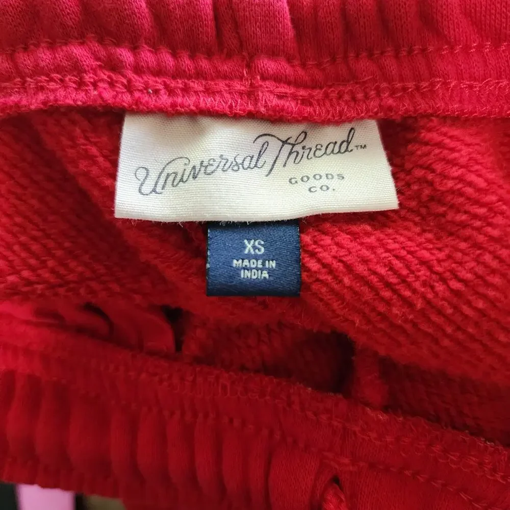 Univeral Thread Red Sweatpant Joggers XS